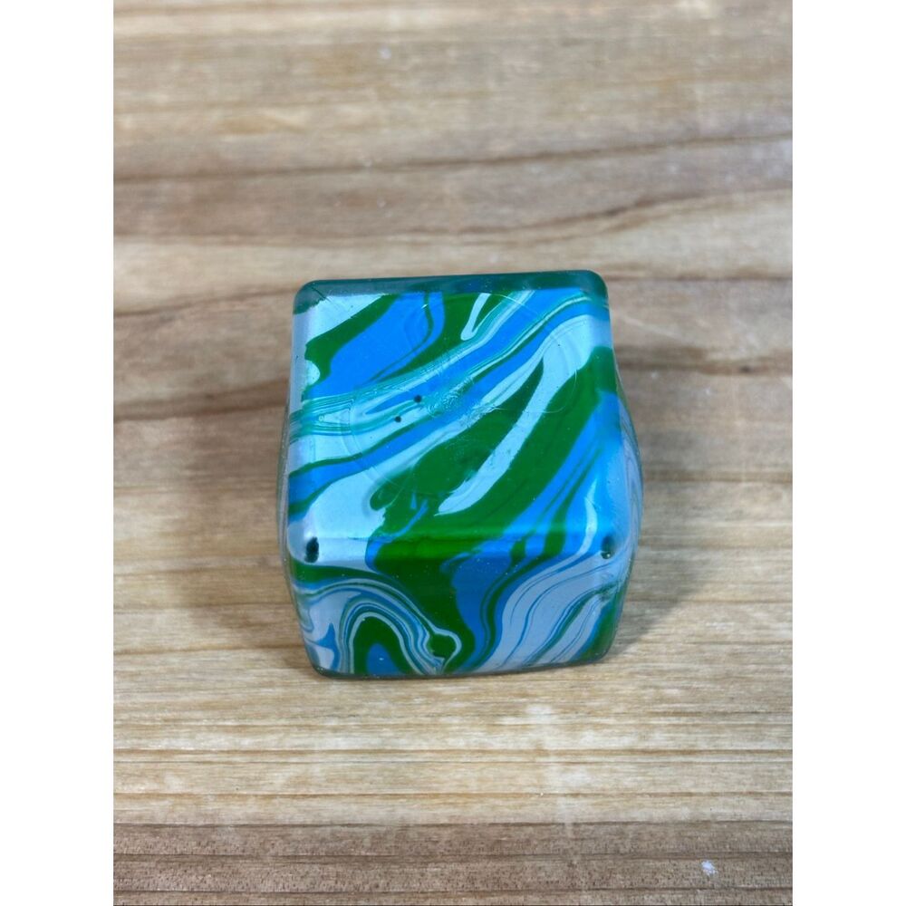Like Nee Doh Squishy blue cube fidget toy mini